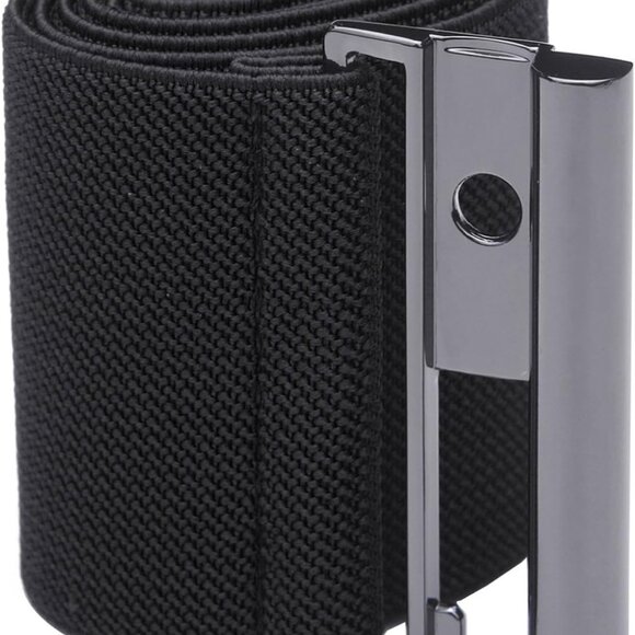 Womens Wide Elastic Waist Belt Cinch Belt Trimmer Stretch Waistband - Picture 6 of 7